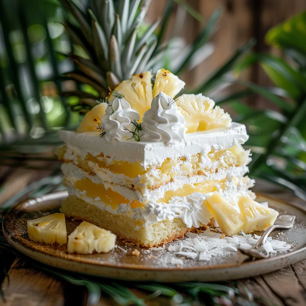Pineapple Coconut Tres Leches Cake Recipe 2 Pineapple Coconut Tres Leches Cake Recipe - Recipe Image