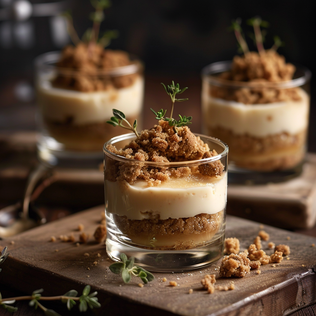 Apple Crumble Cheesecake Cups 🍏 Recipe - Recipe Image