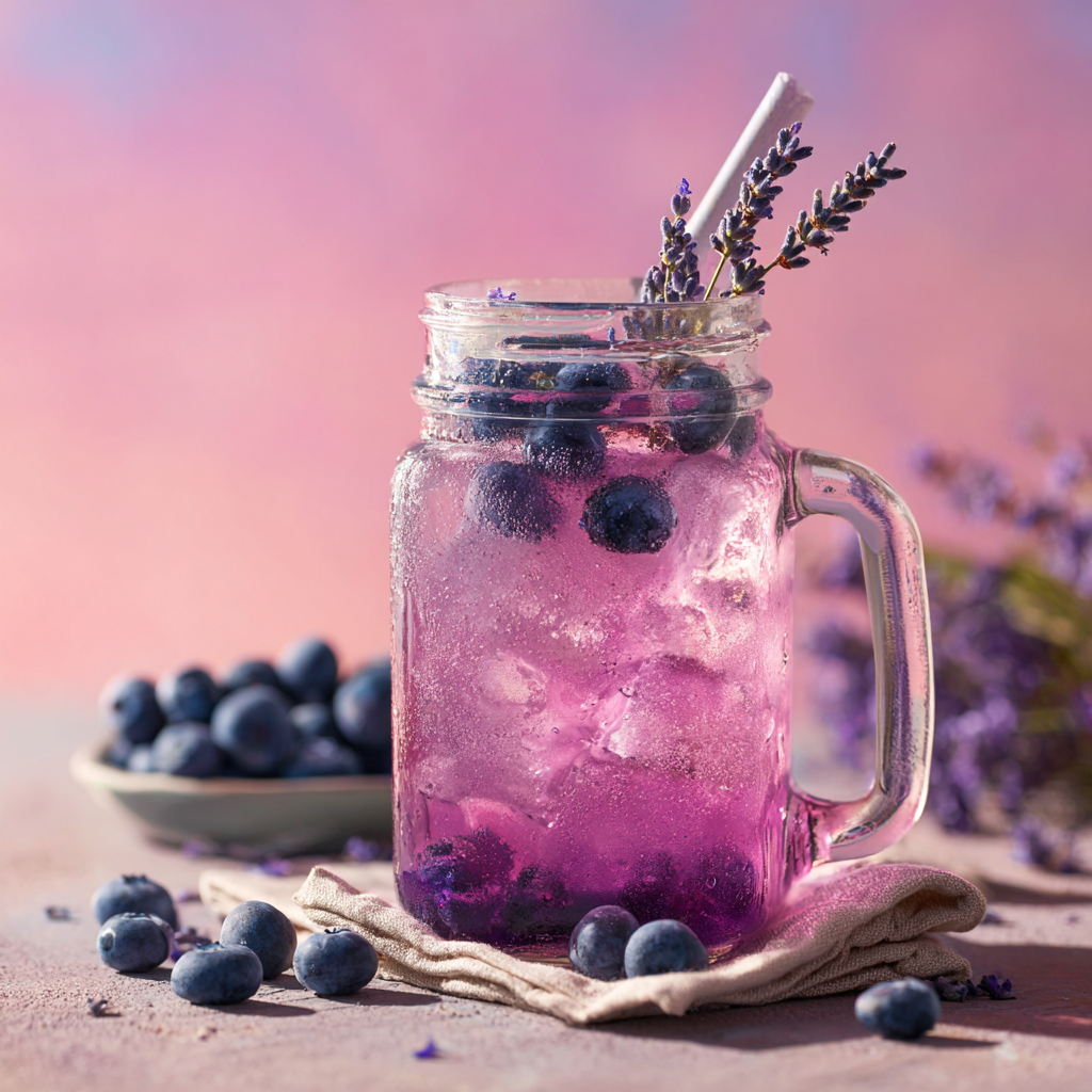Blueberry Lavender Lemonade Recipe - Recipe Image