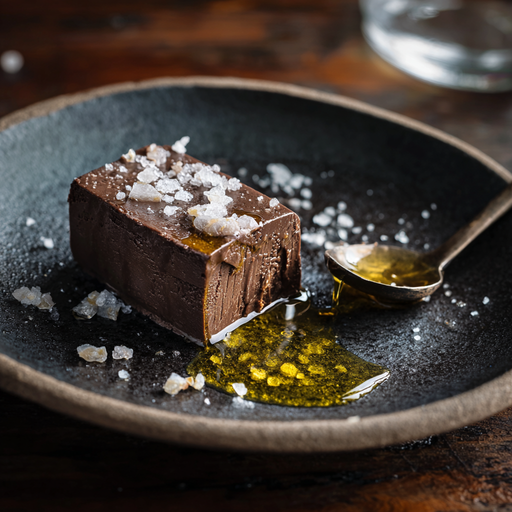 Chocolate Olive Oil Semifreddo: An Airy Frozen Delight Recipe - Recipe Image