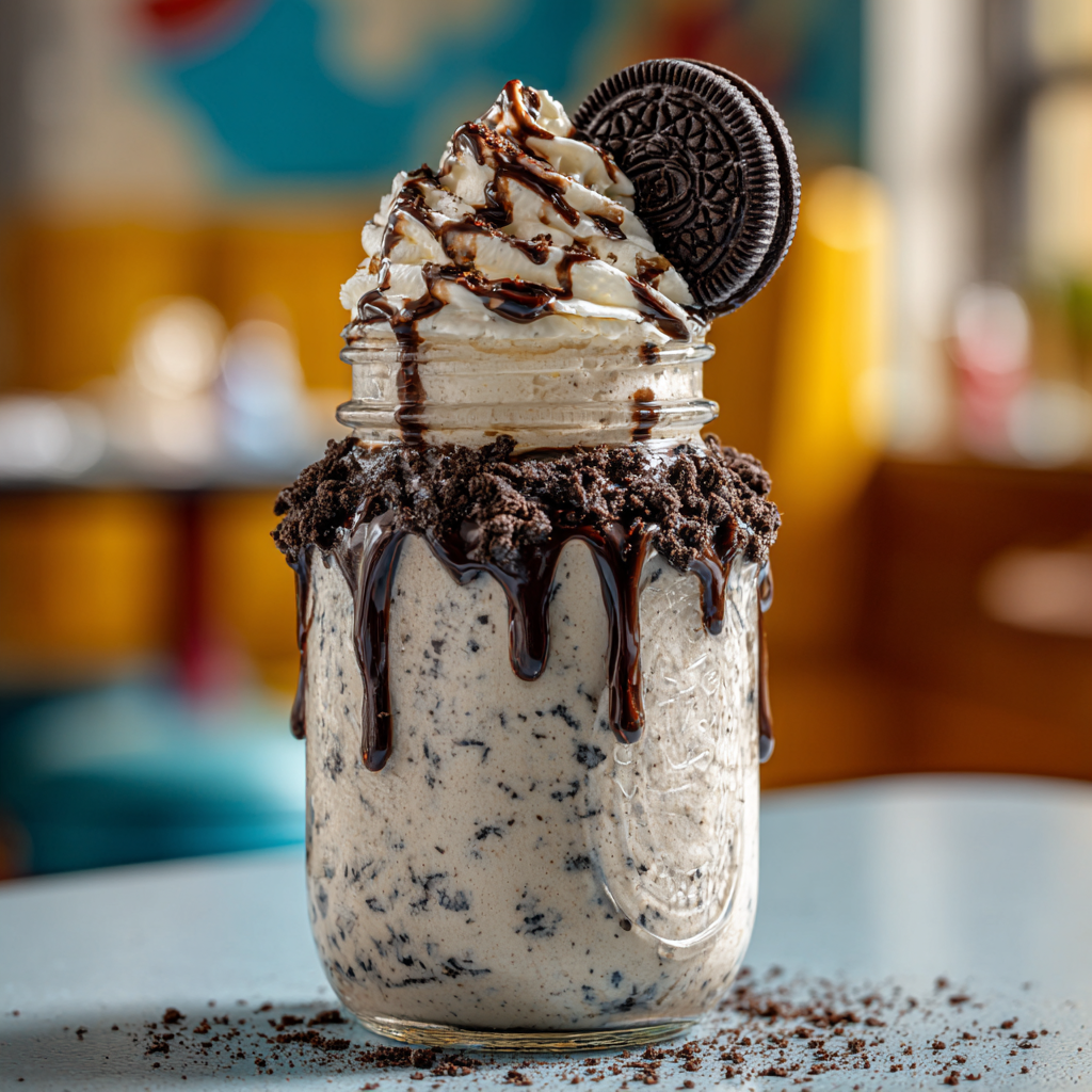 Oreo Milkshake Deluxe Recipe 3 Oreo Milkshake Deluxe Recipe - Recipe Image