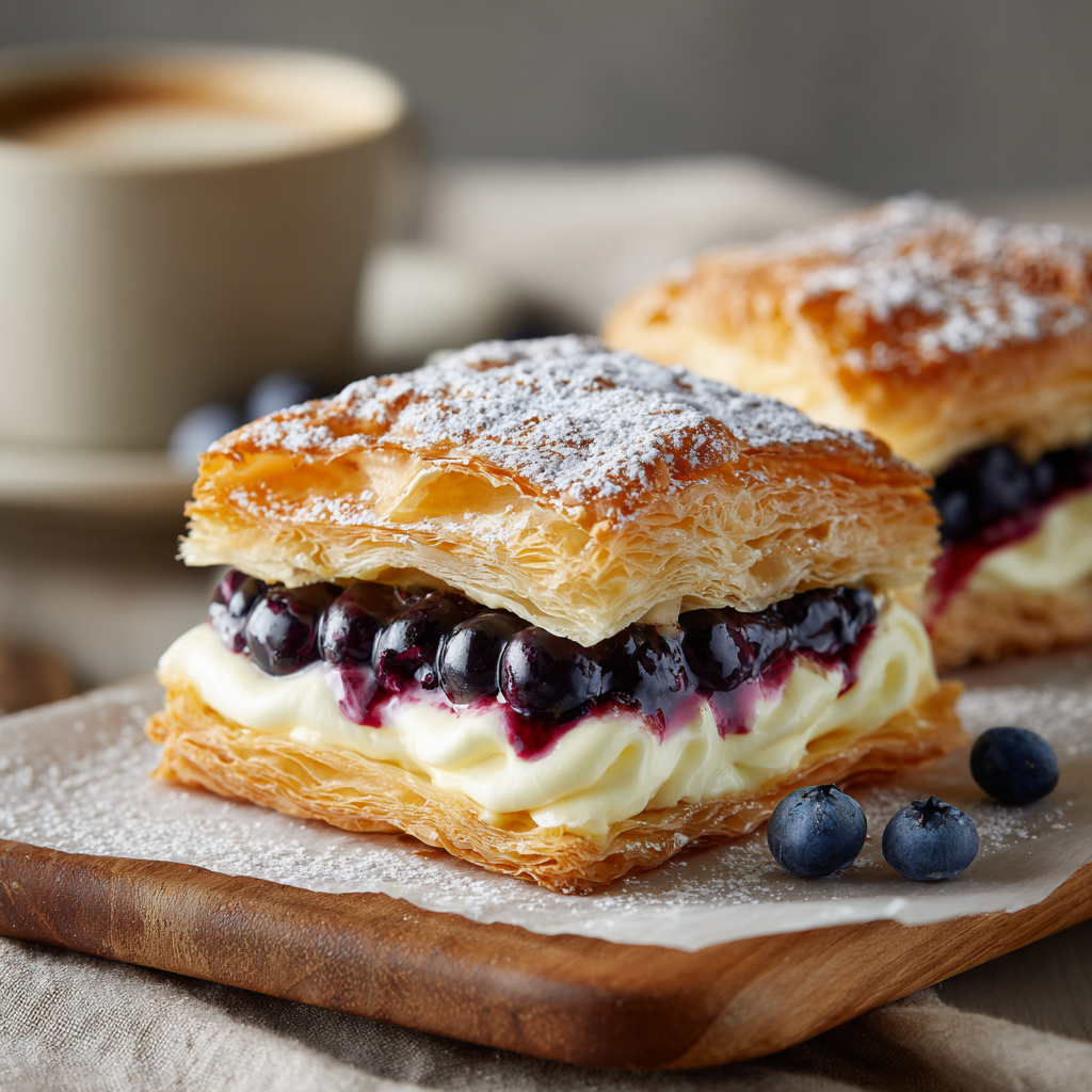 Blueberry Cream Cheese Danish Recipe 3 Blueberry Cream Cheese Danish Recipe - Recipe Image