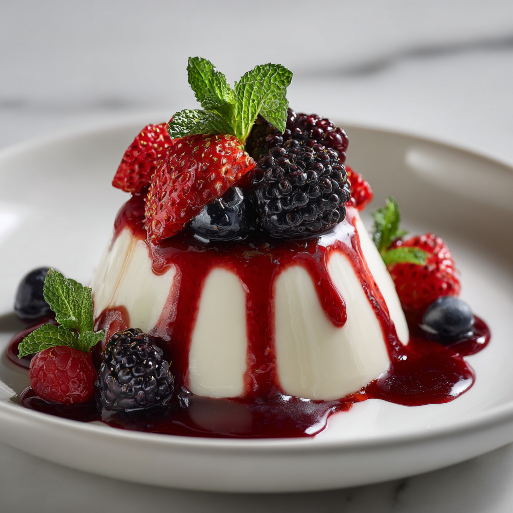Vanilla Panna Cotta Recipe - Recipe Image