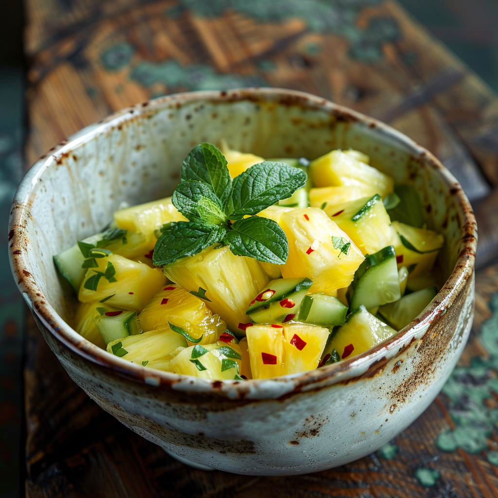 Pineapple Cucumber Salad Recipe - Recipe Image