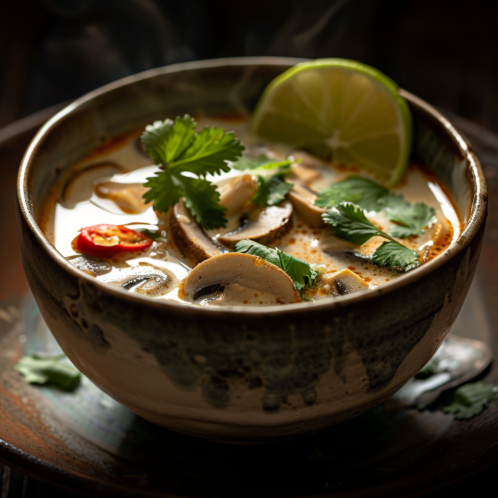 Thai Coconut Curry Soup Recipe - Recipe Image