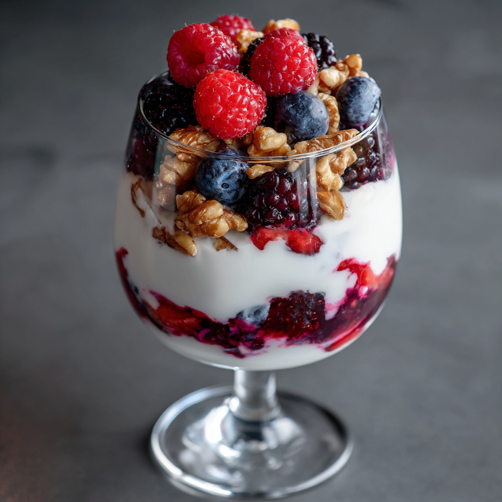 Yogurt Berry Parfait Recipe - Recipe Image