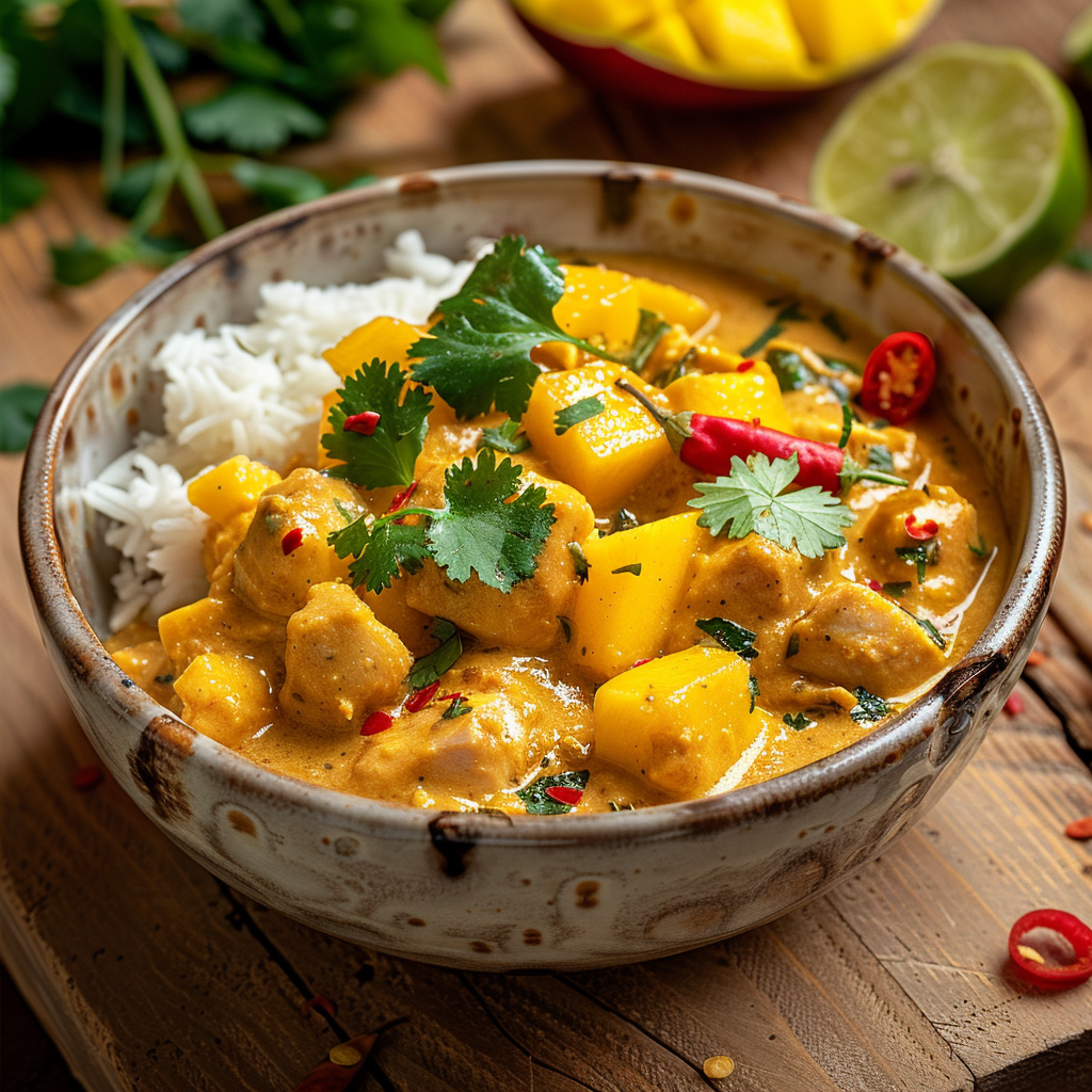 Mango Chicken Curry Recipe - Recipe Image