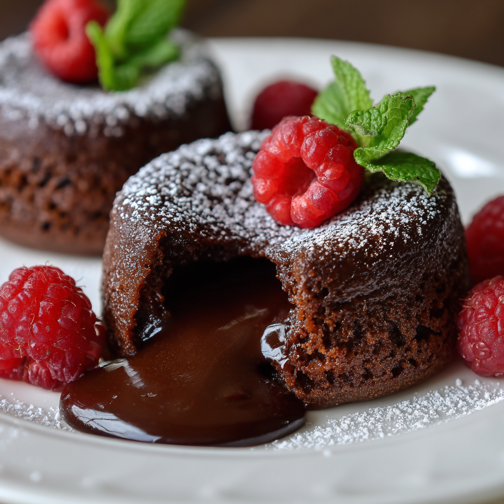 Mini Chocolate Lava Cakes Recipe 3 Mini Chocolate Lava Cakes Recipe - Recipe Image