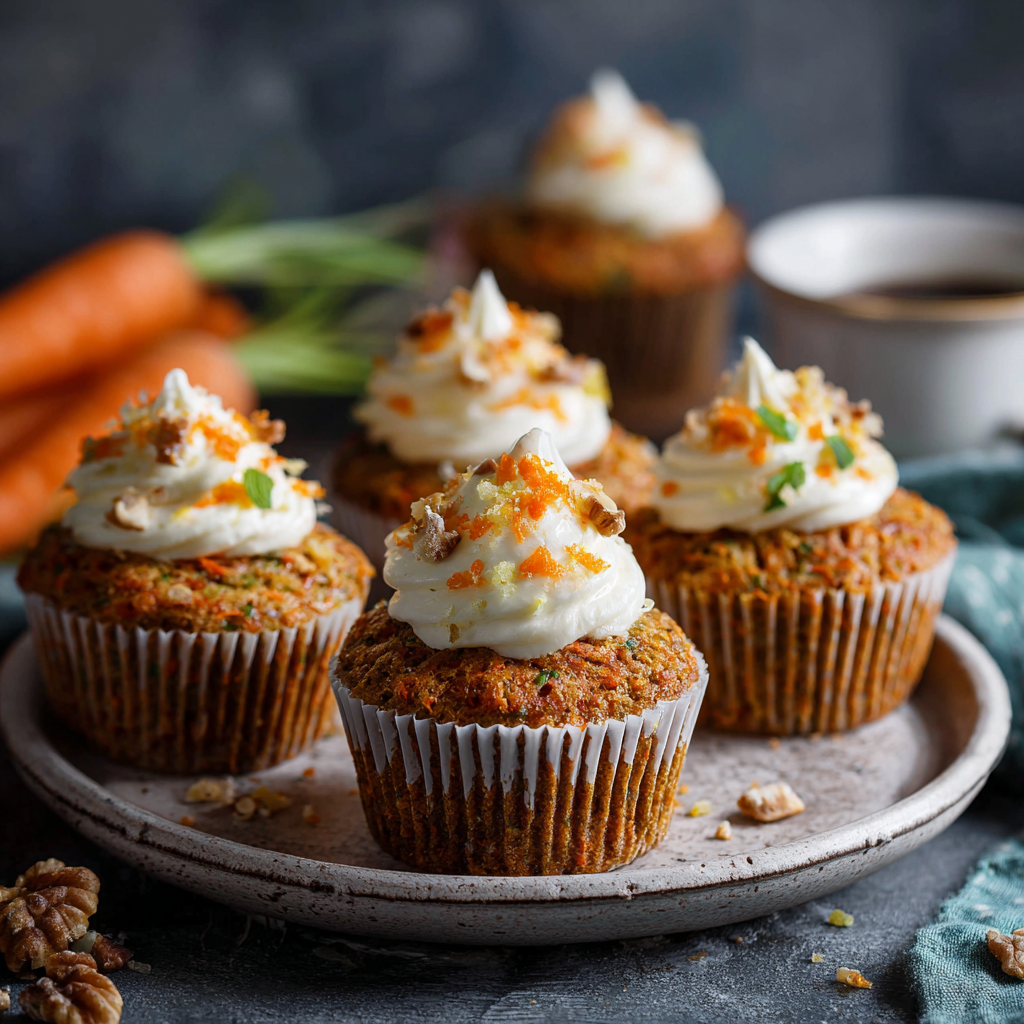 Carrot Cupcakes Recipe - Recipe Image