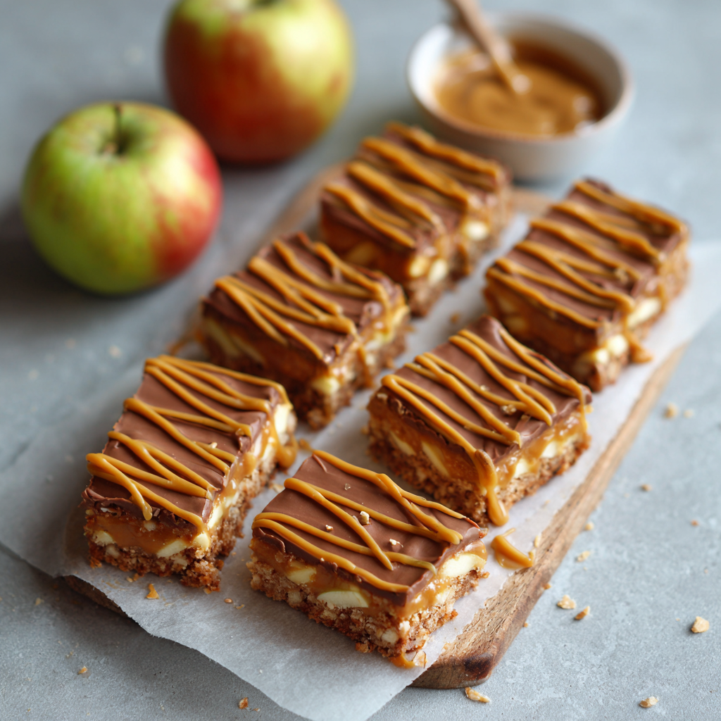 Apple Peanut Butter Slices Recipe - Recipe Image