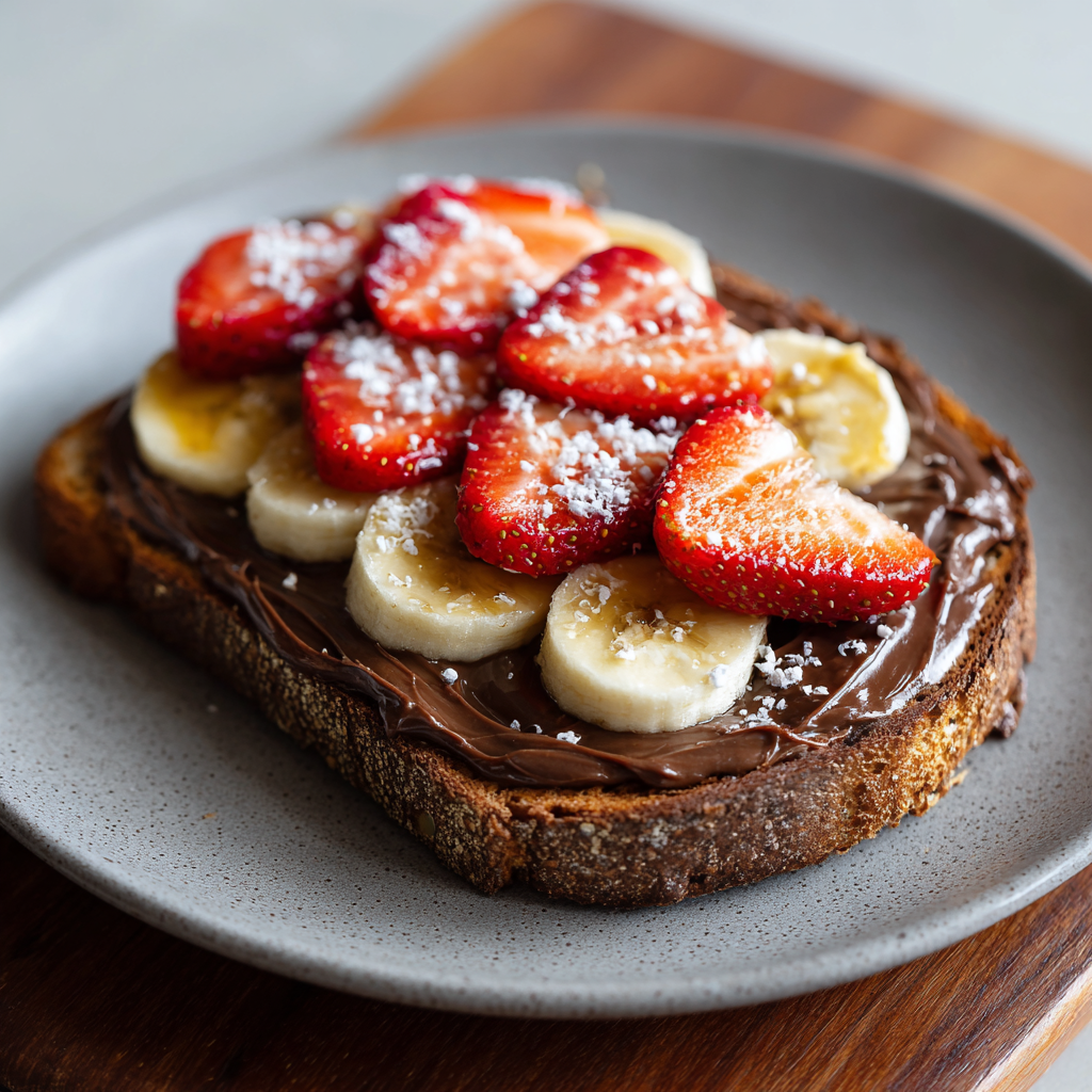 Chocolate Toast Recipe - Recipe Image