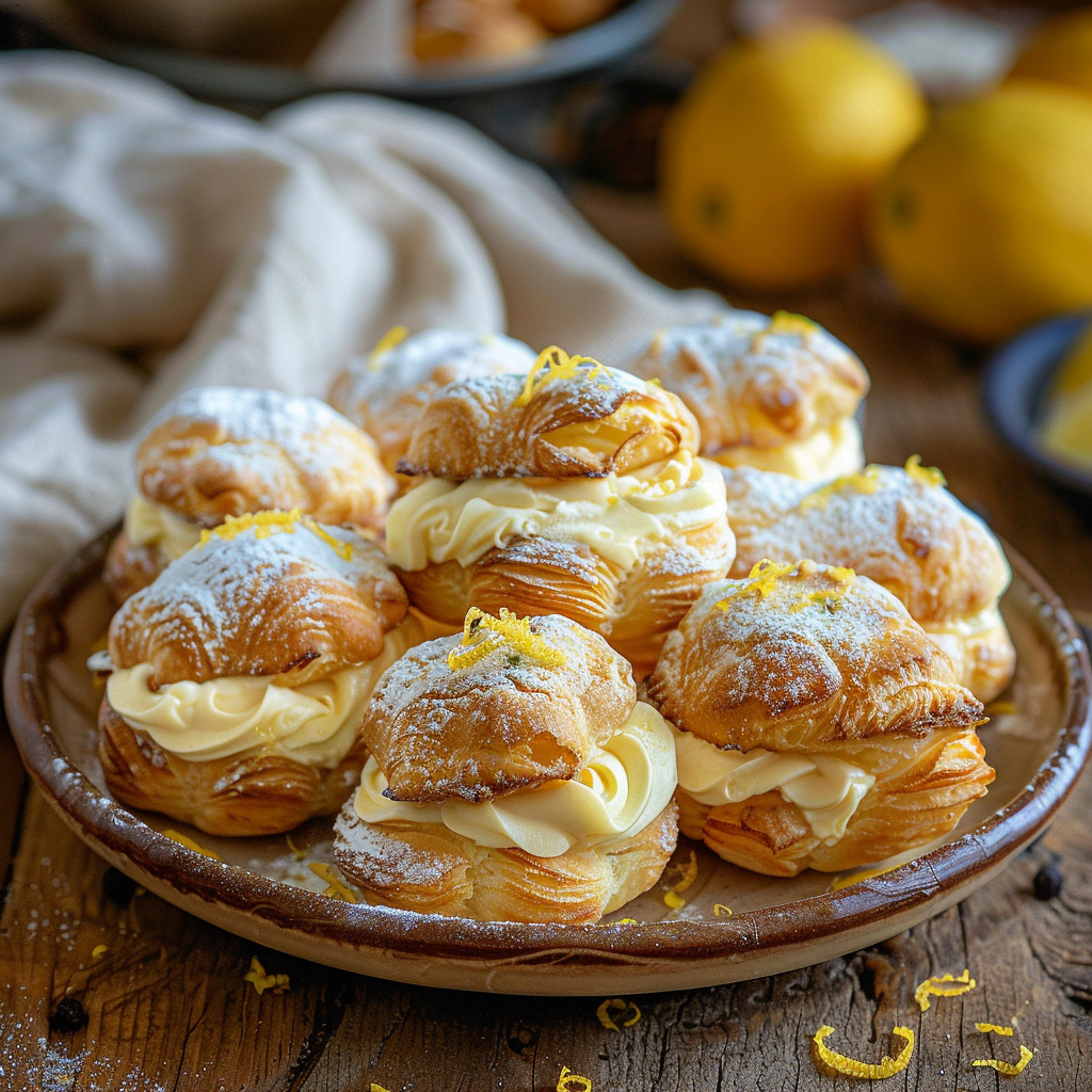 Lemon Cream Puffs Recipe - Recipe Image