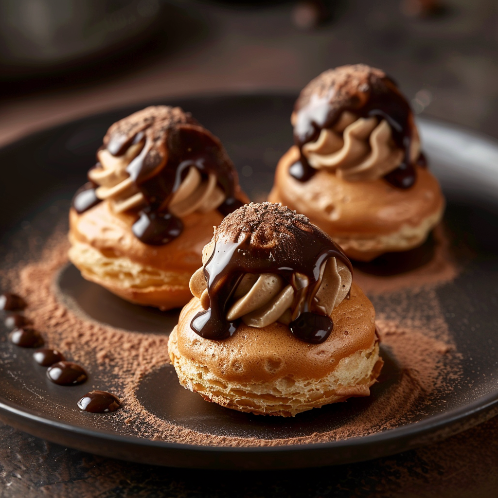 Coffee Cream Profiteroles Recipe