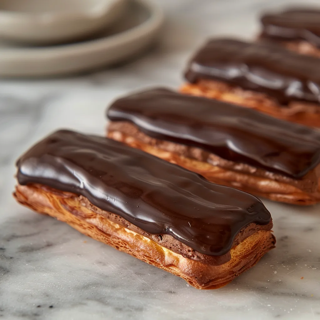Chocolate Éclairs Recipe 3 Chocolate Éclairs Recipe - Recipe Image