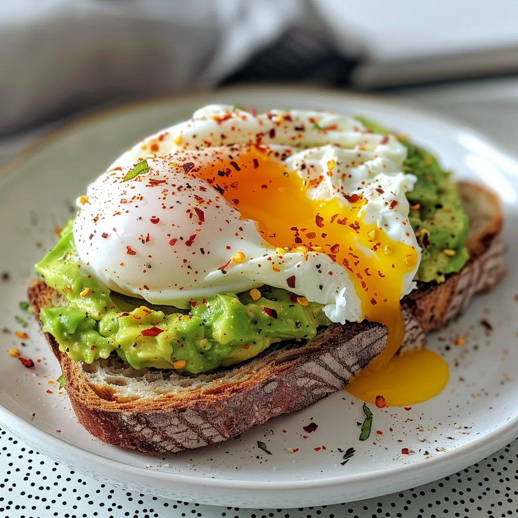 Avocado Egg Toast Recipe - Recipe Image