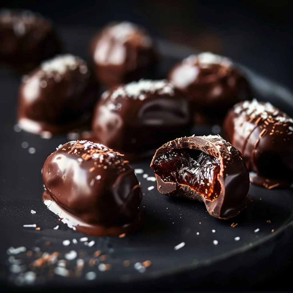 Chocolate Covered Dates Recipe 2 Chocolate Covered Dates Recipe - Recipe Image