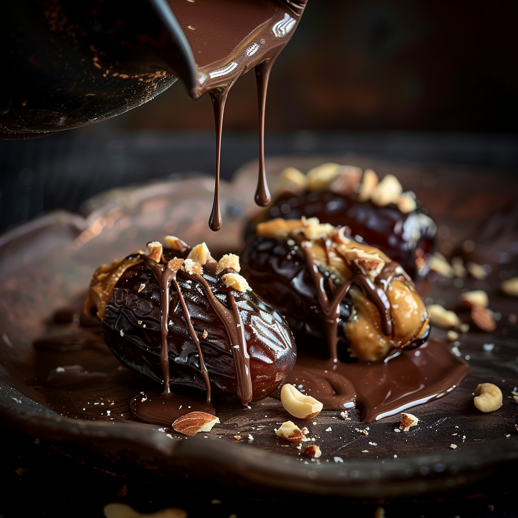 Peanut Butter Stuffed Dates Recipe - Recipe Image