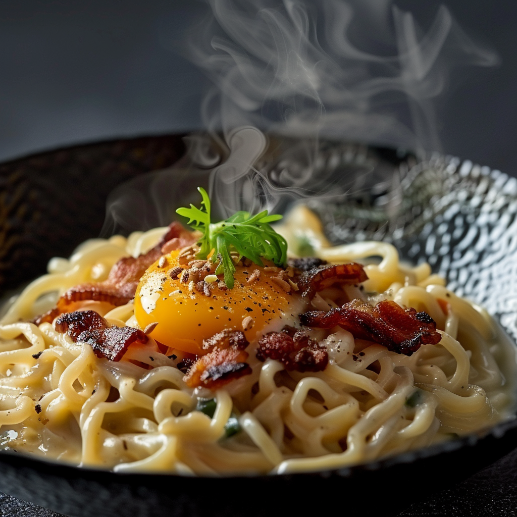 Ramen Carbonara Recipe 3 Ramen Carbonara Recipe - Recipe Image