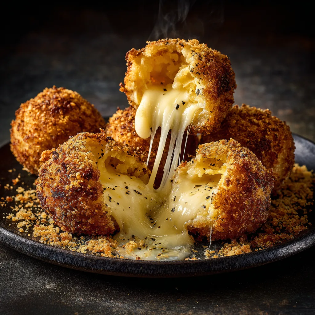 Cheesy Potato Balls Recipe 3 Cheesy Potato Balls Recipe - Recipe Image