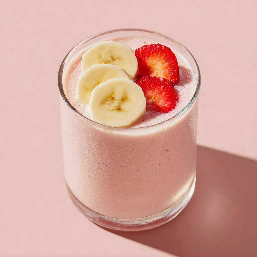 Banana Strawberry Smoothie Recipe - Recipe Image
