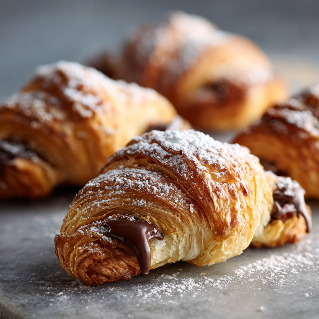 Chocolate Stuffed Croissant Bites Recipe - Recipe Image
