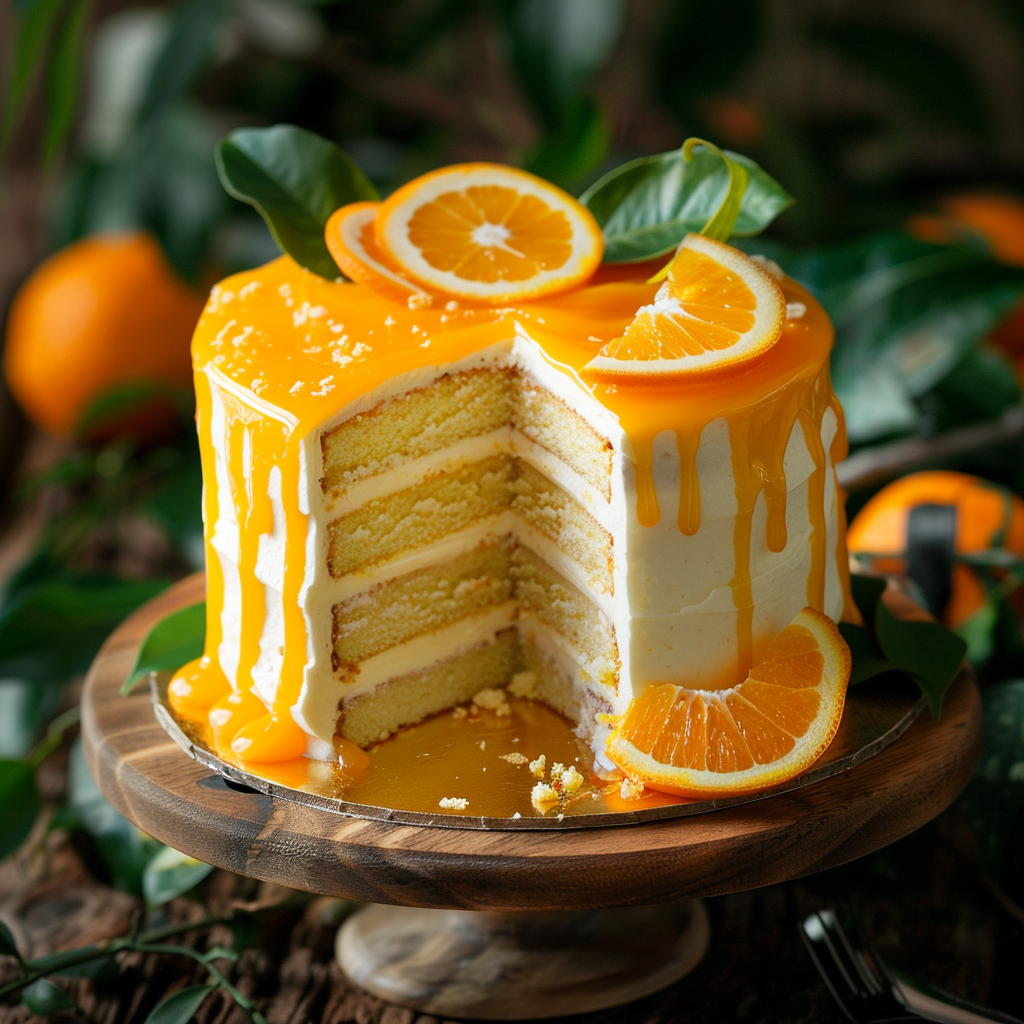 Orange Creamsicle Cake Recipe - Recipe Image