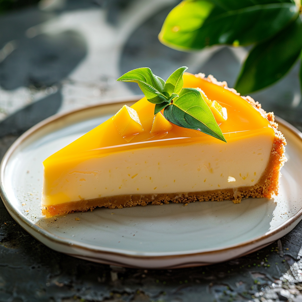 Mango Cheesecake Delight Cake Recipe