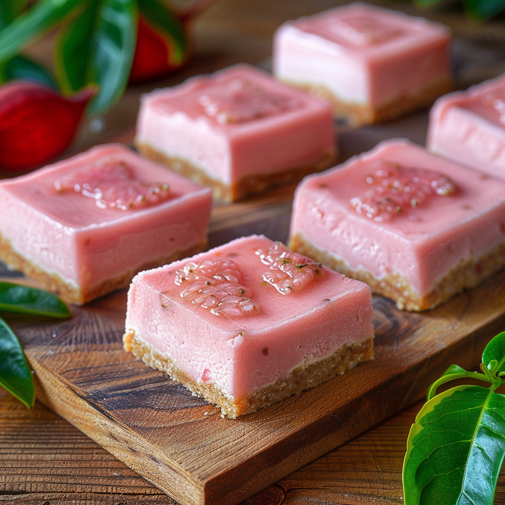 Guava Cheesecake Bars Recipe - Recipe Image