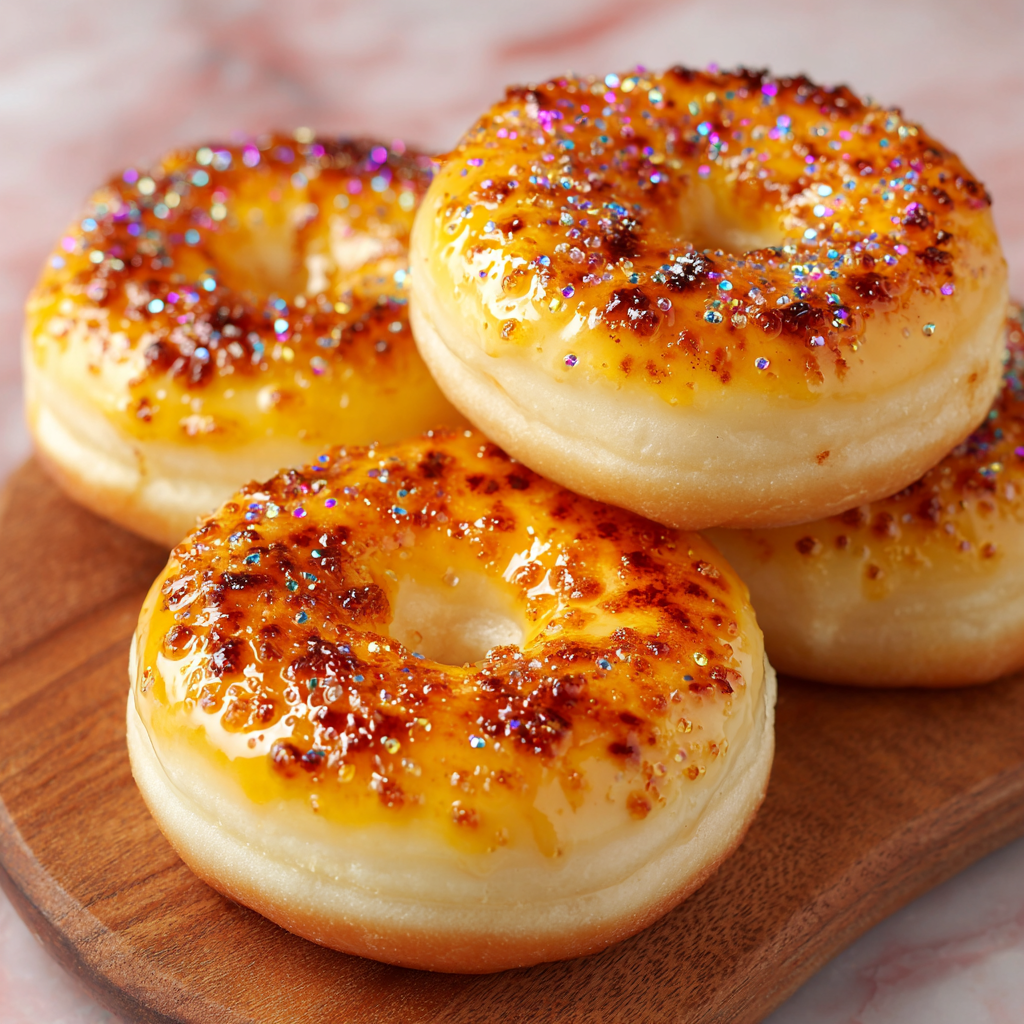 Crème Brûlée Donuts 🍮 Recipe 3 Crème Brûlée Donuts 🍮 Recipe - Recipe Image