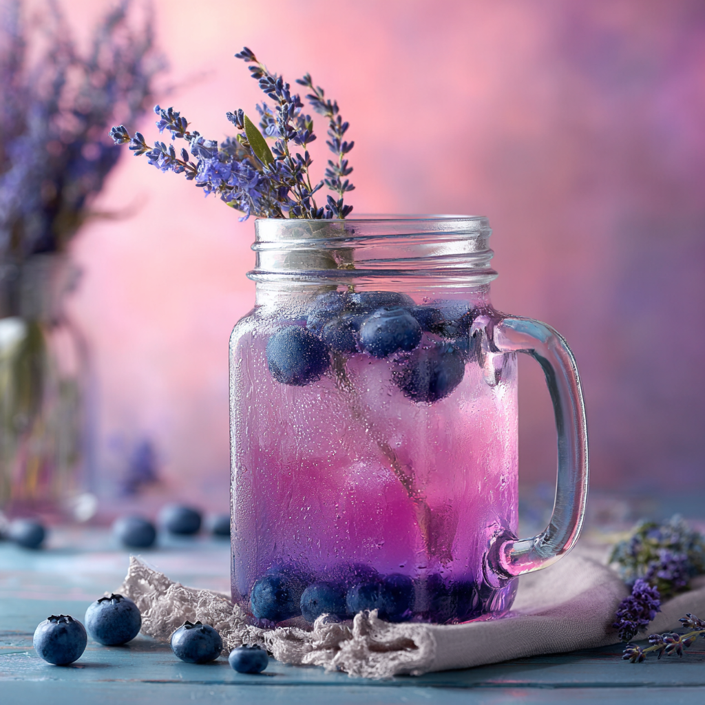 Blueberry Lavender Lemonade Recipe - Recipe Image