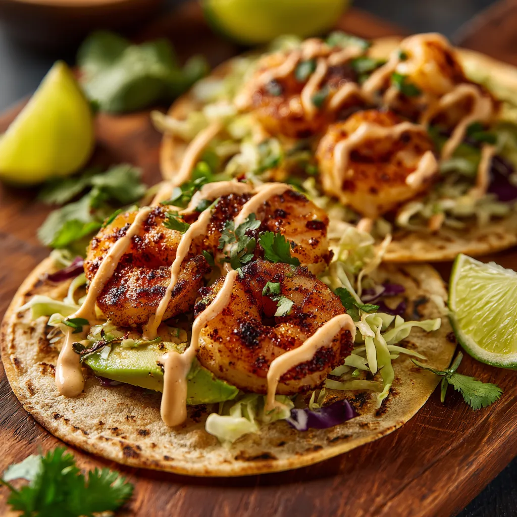Spicy Shrimp Tacos Recipe - Recipe Image