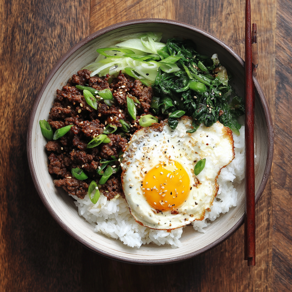 Beef Bulgogi Rice Bowl Recipe 3 Beef Bulgogi Rice Bowl Recipe - Recipe Image