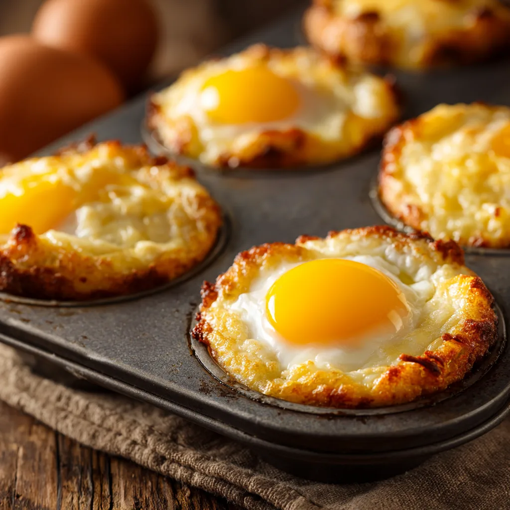 Egg Cheese Muffin Cups Recipe 3 Egg Cheese Muffin Cups Recipe - Recipe Image
