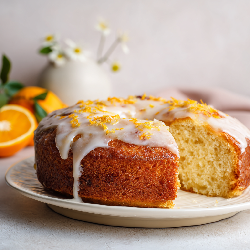 Orange Yogurt Cake Recipe 3 Orange Yogurt Cake Recipe - Recipe Image