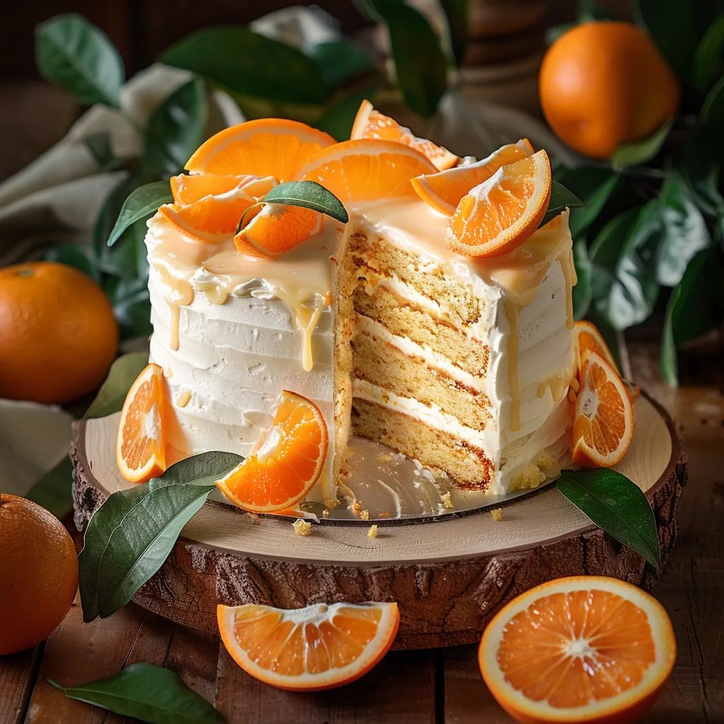 Orange Creamsicle Cake Recipe 2 Orange Creamsicle Cake Recipe - Recipe Image