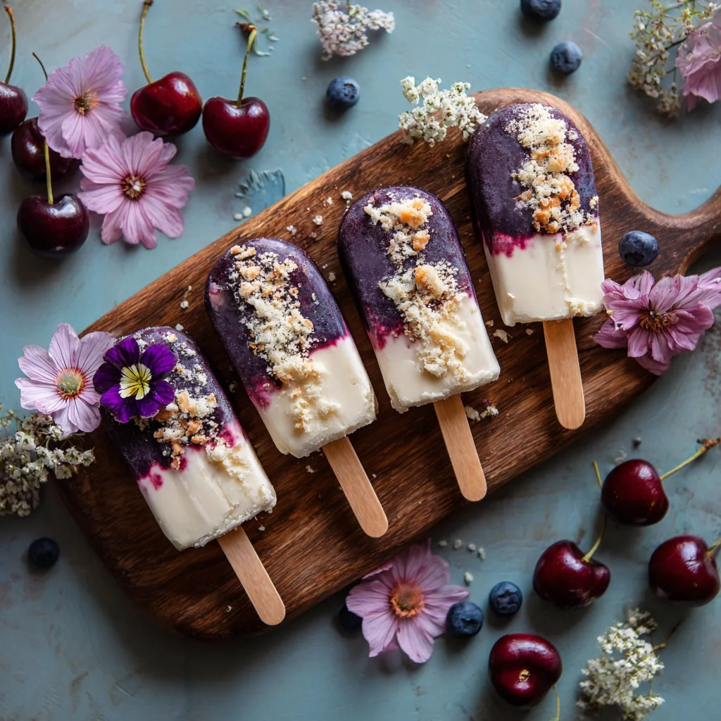 Frozen Cheesecake Pops 🍡 Recipe - Recipe Image