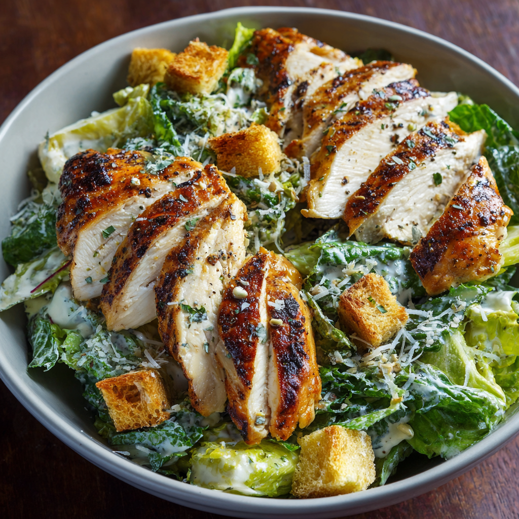 Grilled Chicken Caesar Salad Recipe