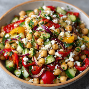 Mediterranean Chickpea Salad Recipe