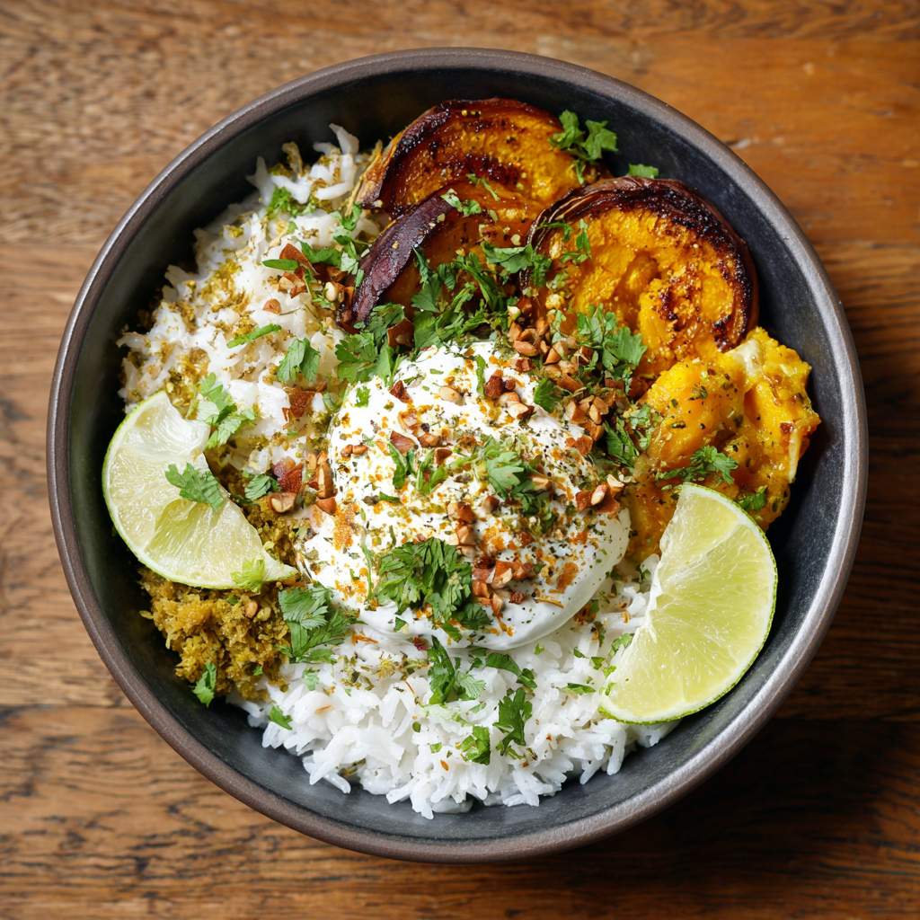 Spiced Pumpkin Coconut Rice Bowl Recipe