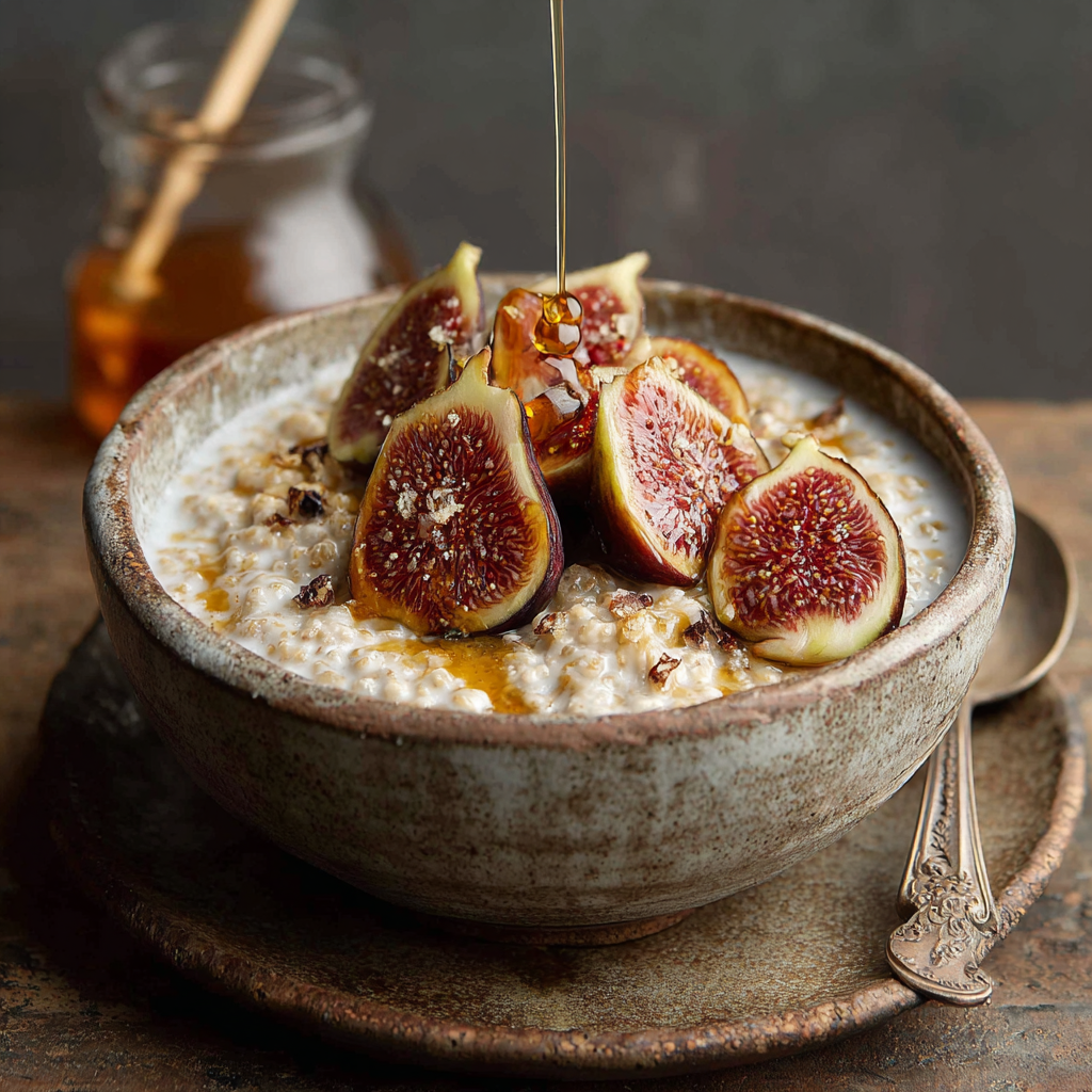 Vanilla Fig Cream Porridge Recipe