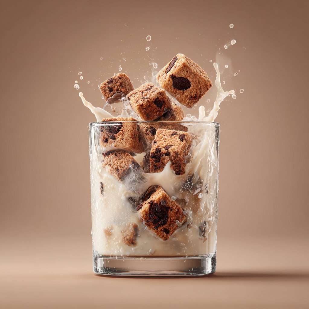 Milk and Cookie Ice Cubes Recipe 2 Milk and Cookie Ice Cubes Recipe - Recipe Image