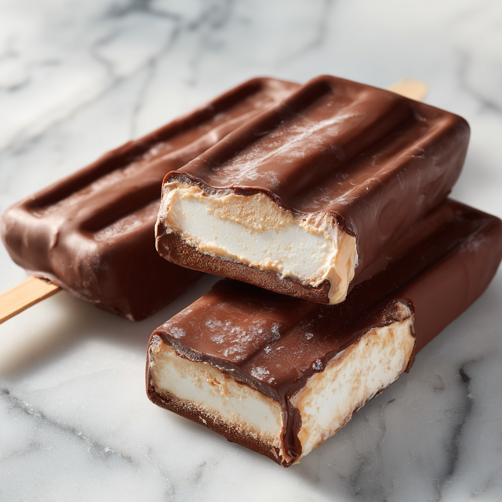 Frozen Chocolate Yogurt Bars Recipe