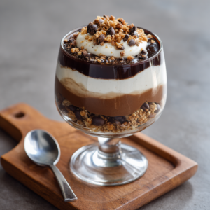 Chocolate Coffee Parfait with Crunch Layers Recipe