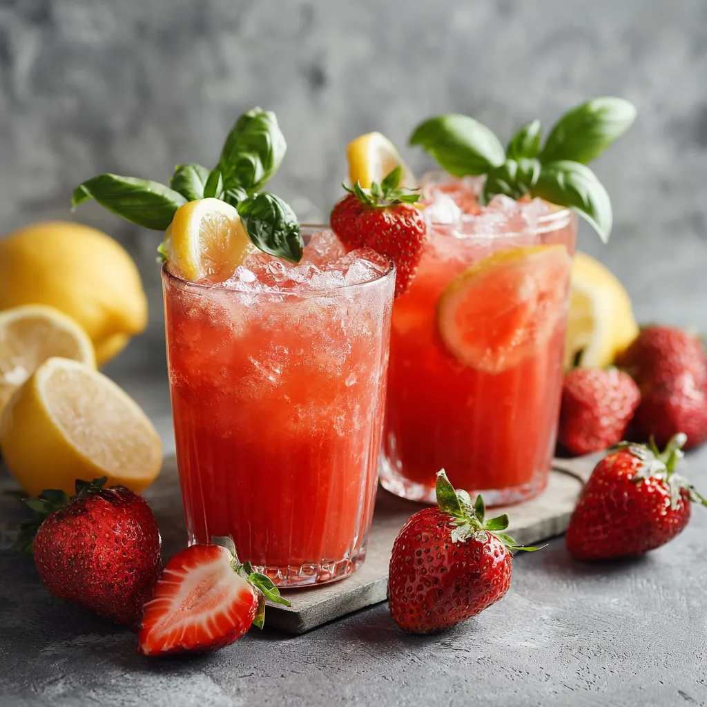 Strawberry Basil Lemonade Recipe