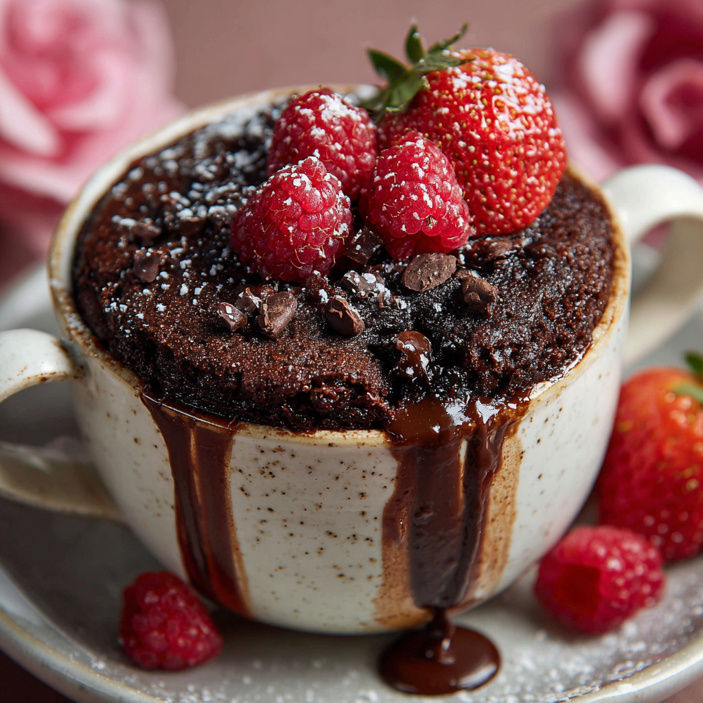 Chocolate Mug Cake Recipe - Recipe Image