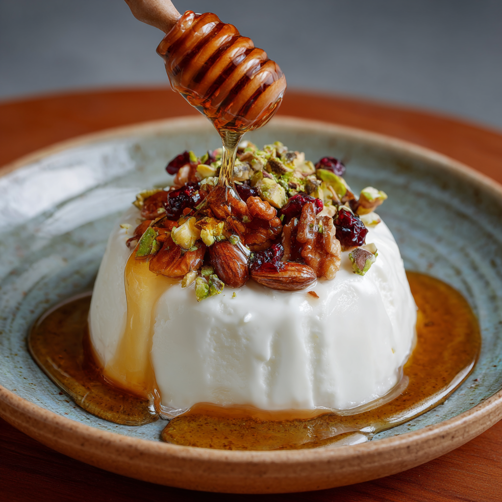 Yogurt with Honey & Nuts Recipe