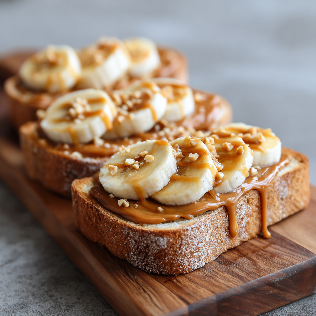 Peanut Butter Banana Toast Recipe
