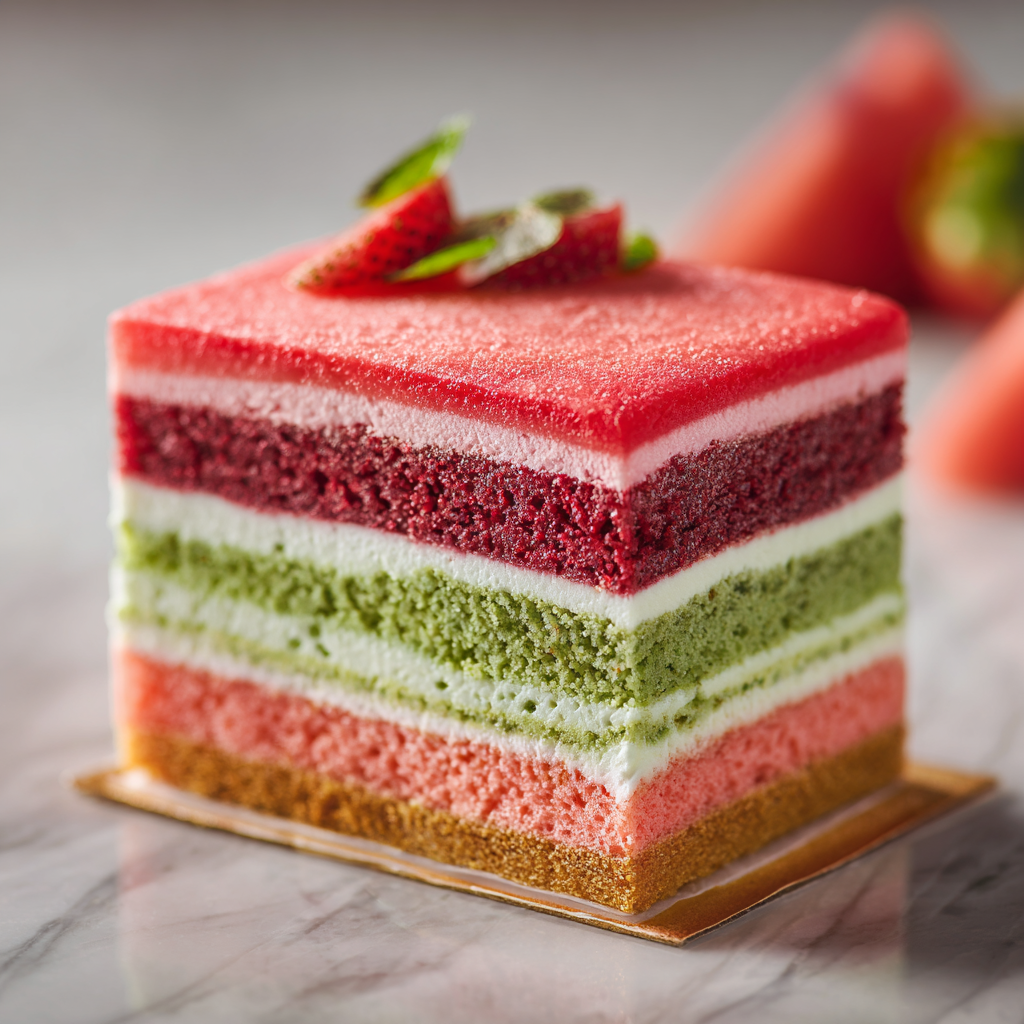 Watermelon Cranberry Cake Recipe