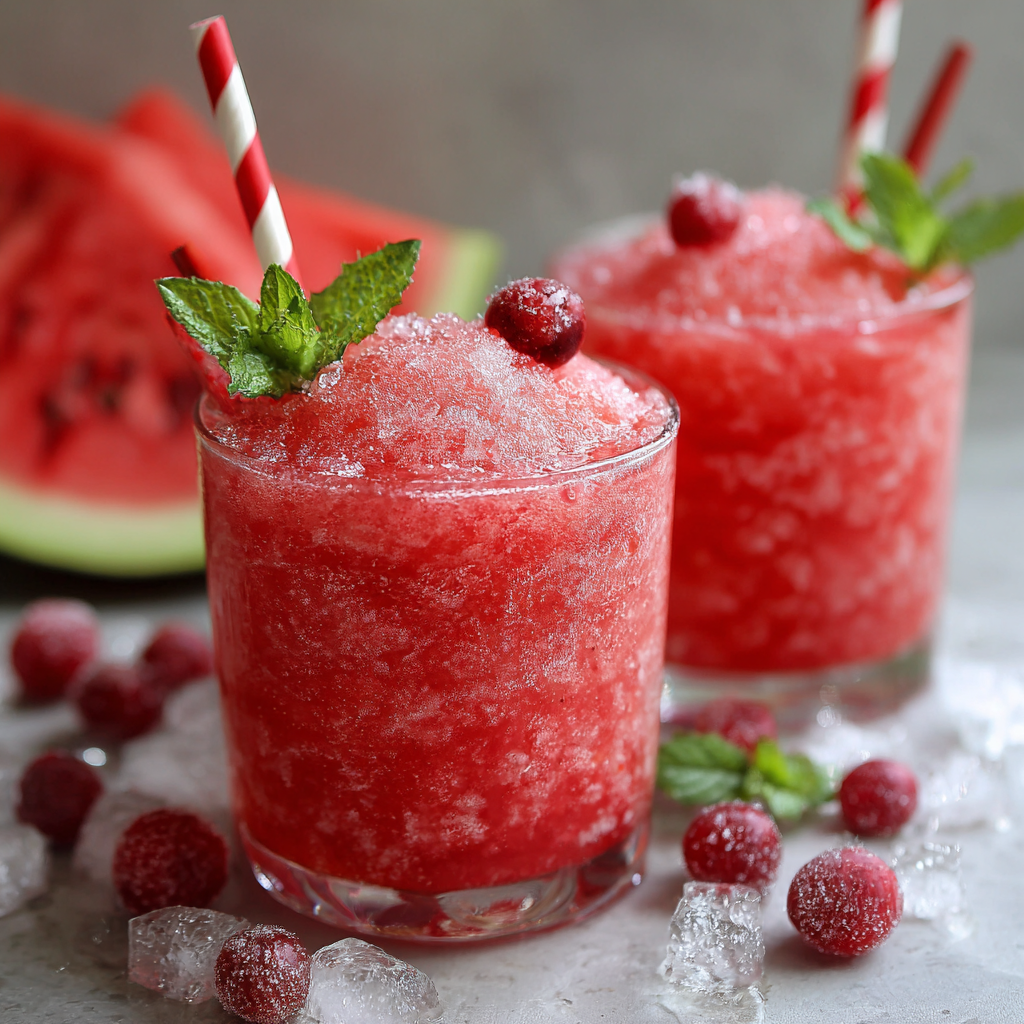 Watermelon Cranberry Parfait Recipe