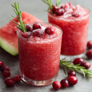Watermelon Cranberry Slush Recipe
